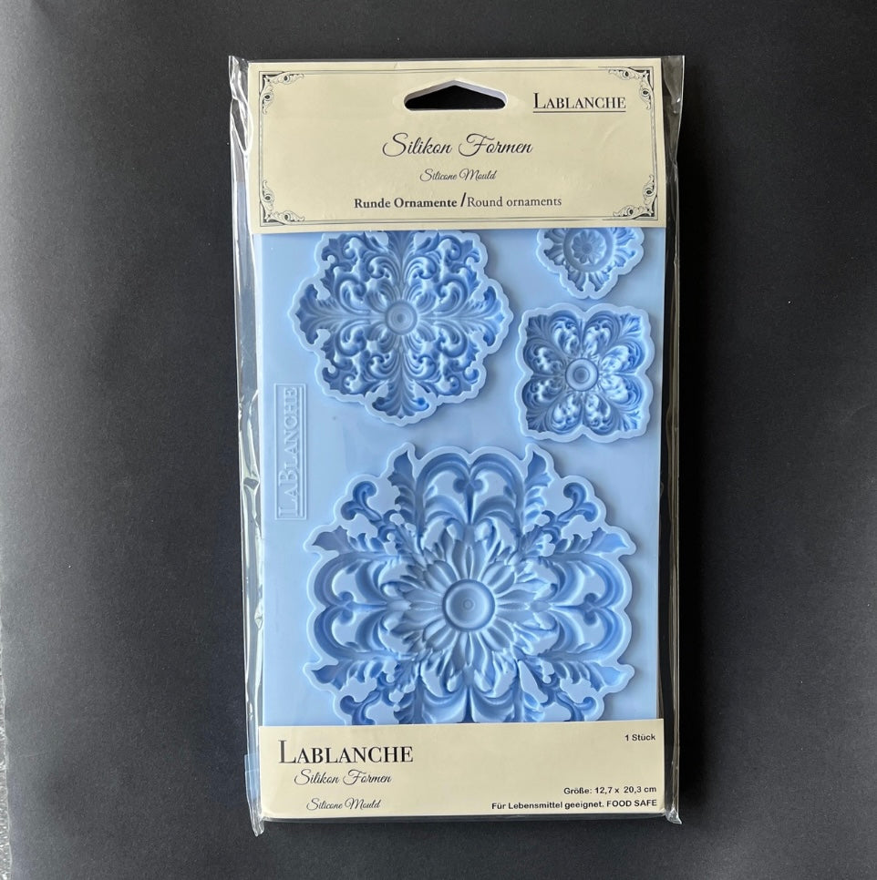 Round Ornaments | Décor Moulds | LaBlanche | 8" x 5" | Limited Edition | Will Sell Out