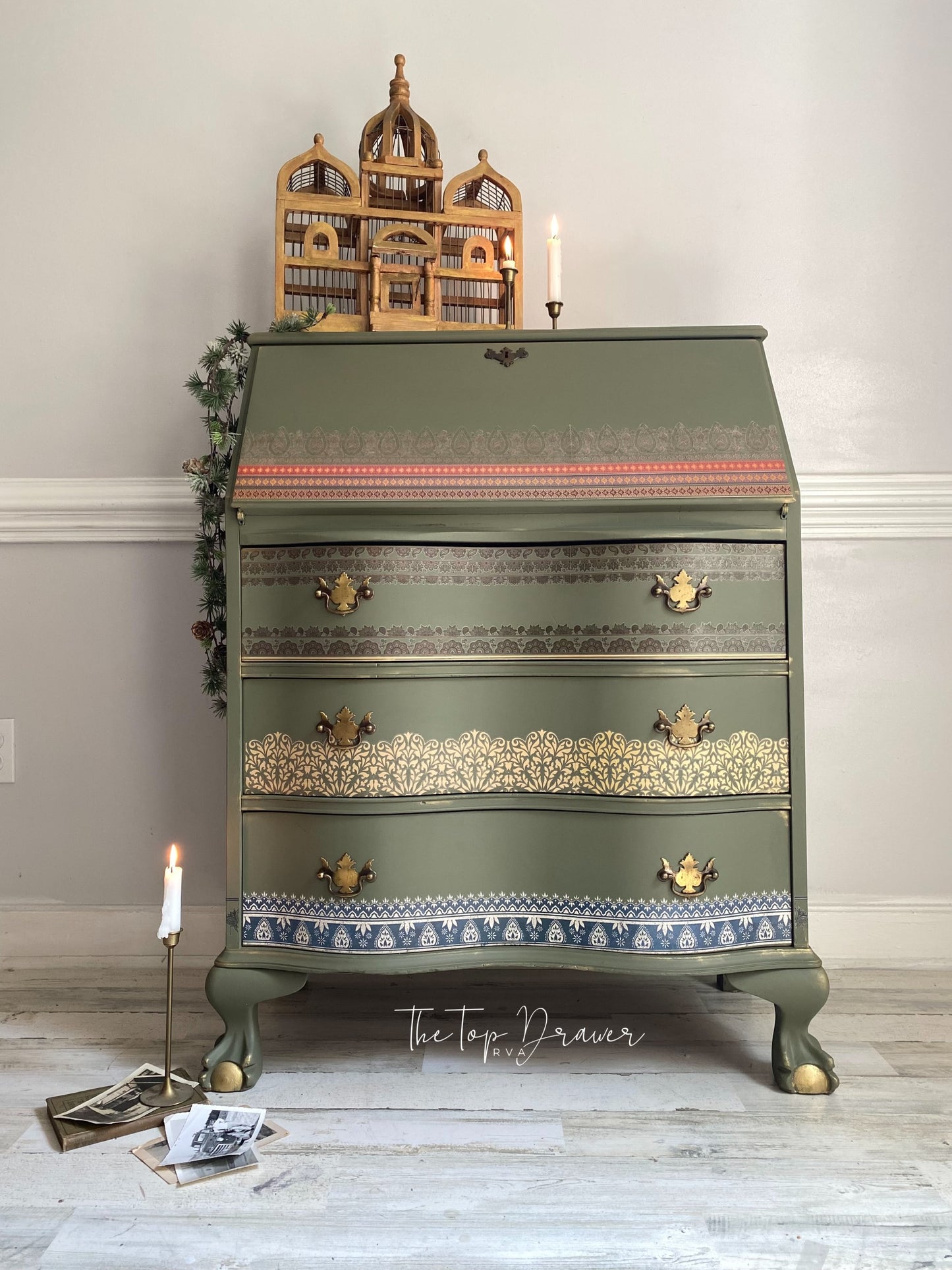 Bohemian Dream | 4 Images | Belles and Whistles | Rub On Transfer For Furniture | 24" x 37"
