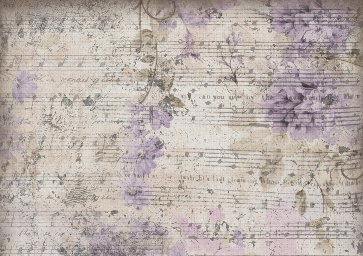 Lilac Song Gentle Lilacs Iveta Ziendina Rice Paper Decoupage Queen A4 A3