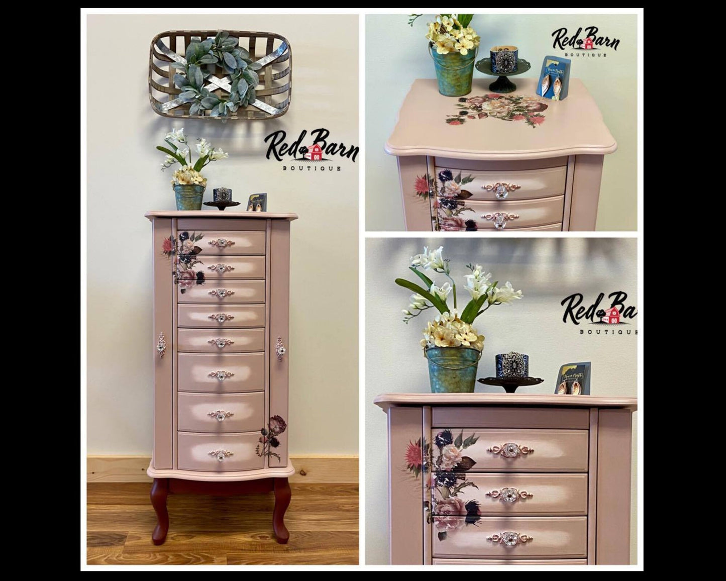 Jardin DOiseaux | Rub On Furniture Transfers | Hokus Pokus | Furniture Decals | 35" x 23"