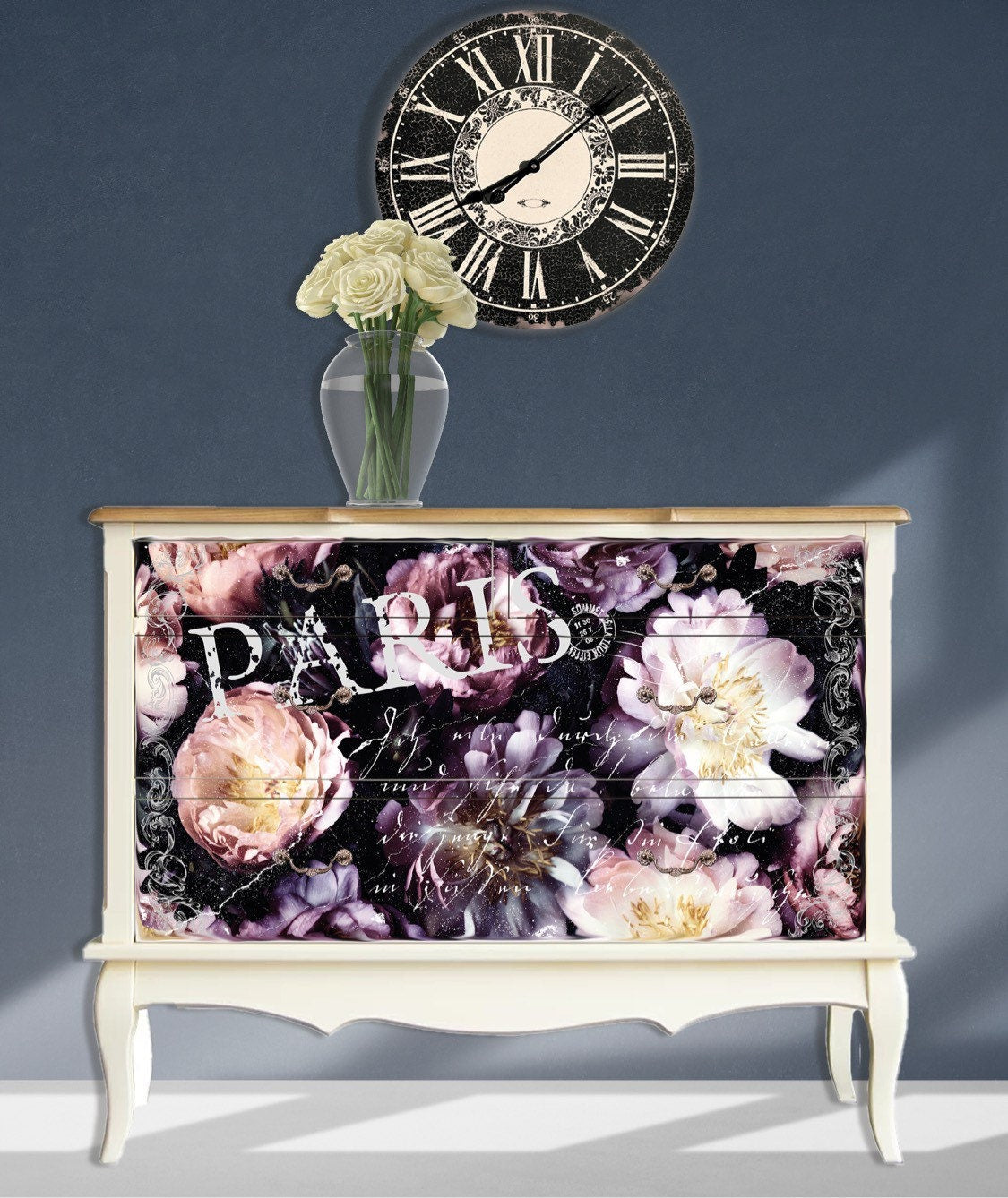 From Paris With Love Decoupage | Hokus Pokus | Décor-Weave | A1 34.9" x 19.3"