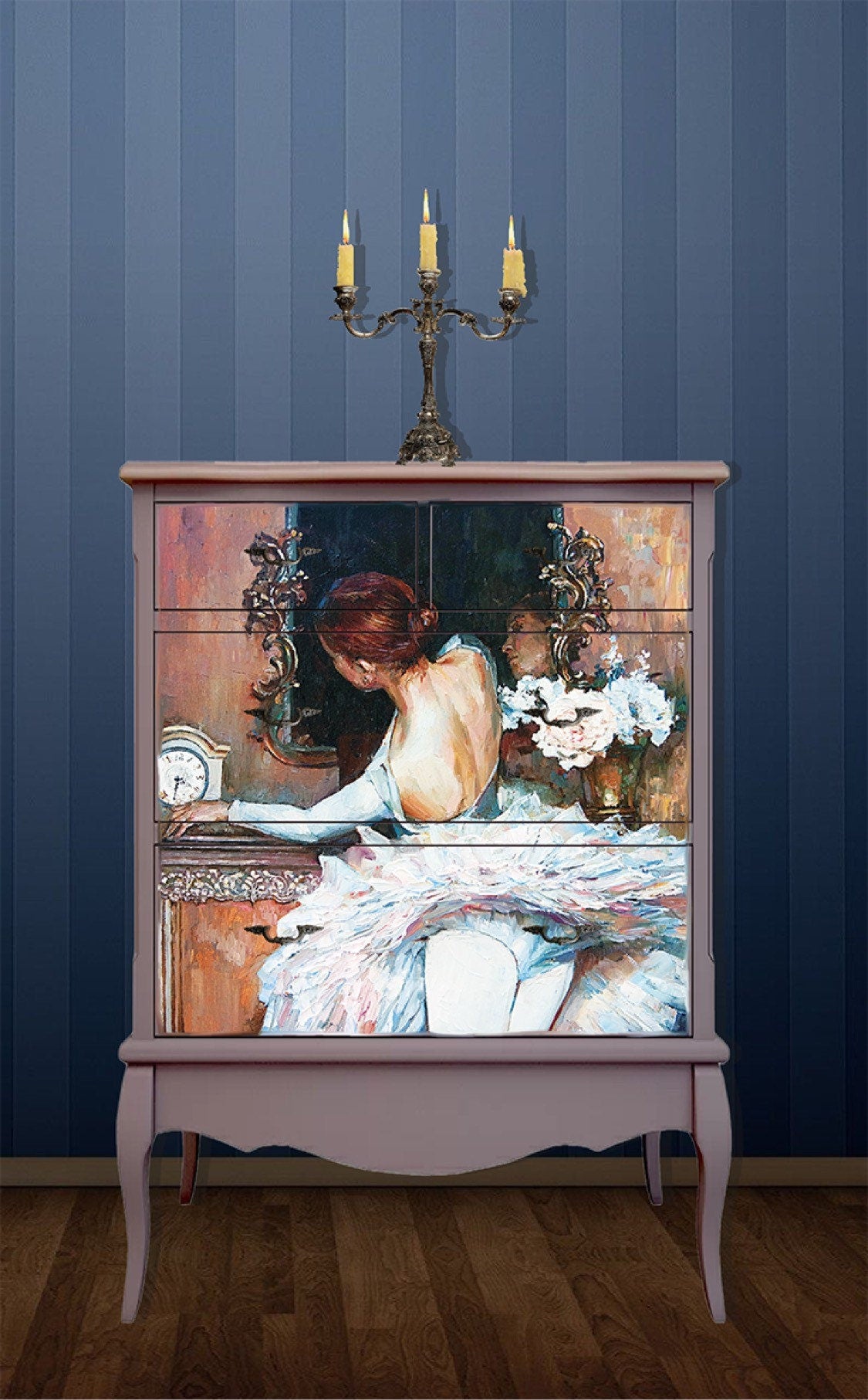 Prima Ballerina Decoupage | Décor-Weave Decouoage | Hokus Pokus | A1 31.5" x 23.6"