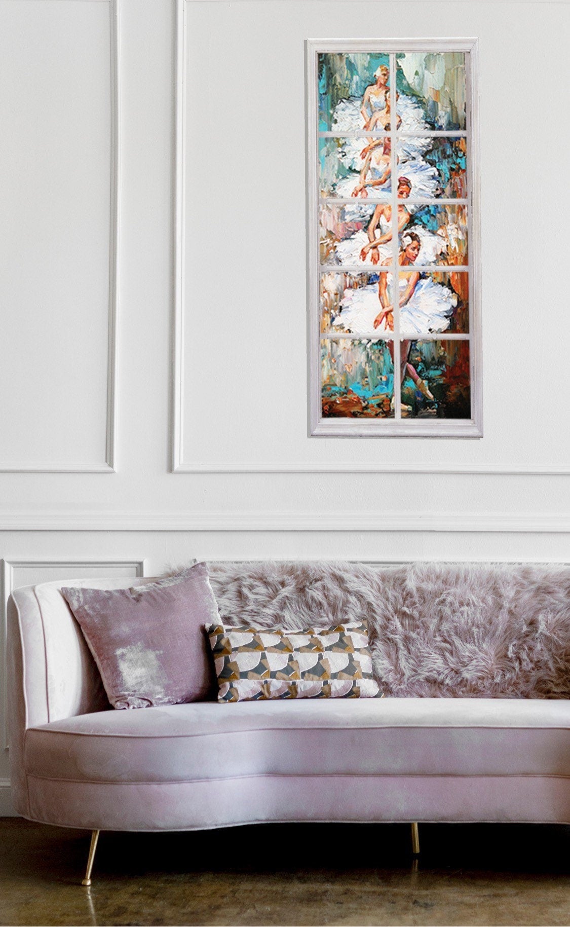 Prima Ballerina Decoupage | Décor-Weave Decouoage | Hokus Pokus | A1 31.5" x 23.6"