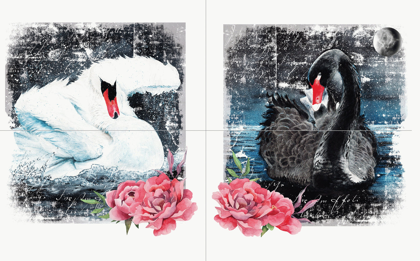 By The Lake | Rub On Transfer | Furniture Transfer | Hokus Pokus | 2 Designs | Total 35 x 24