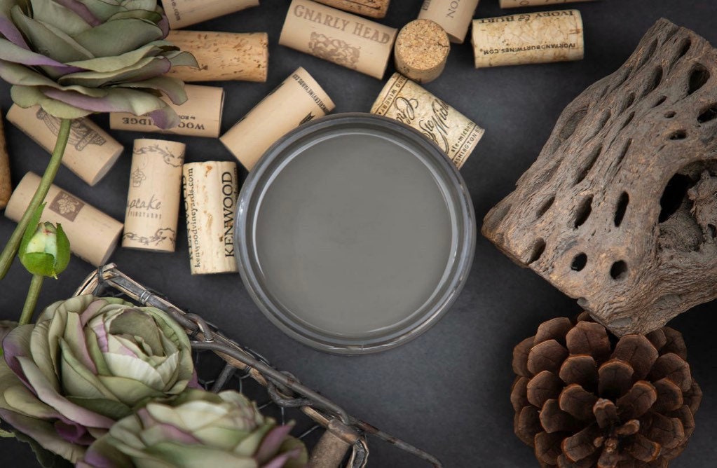 Gravel Road 4oz and 8oz | Dixie Belle Chalk Mineral Paint | No VOC | Chalk Paint for Furniture | Water Based Paint | 4oz and 8oz