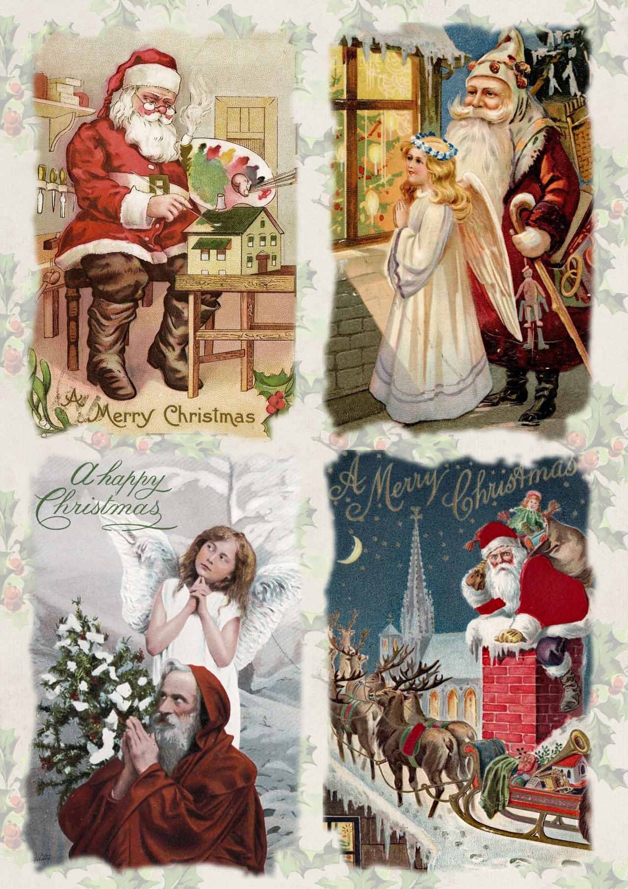 St Nicholas | Rice Paper Decoupage | Decoupage Queen | A3