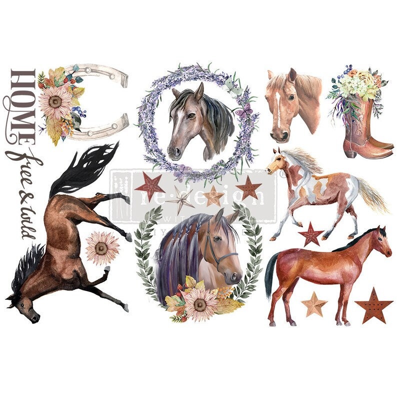 Wild Soul | Rub On Transfers | Redesign By Prima | 3 Sheets | 6X12
