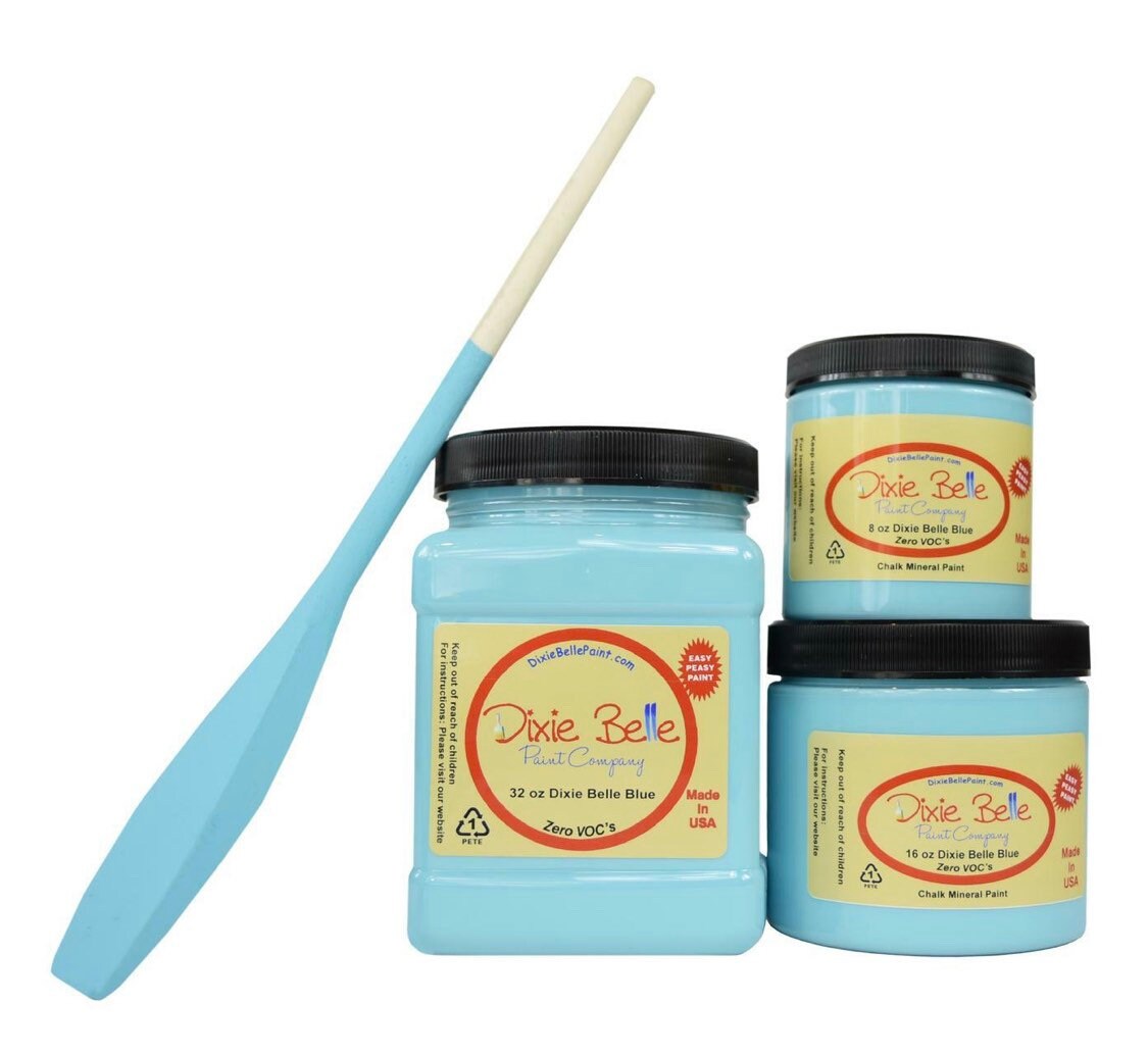 Dixie Belle Blue 4oz | Dixie Belle Chalk Mineral Paint | No VOC | 4oz