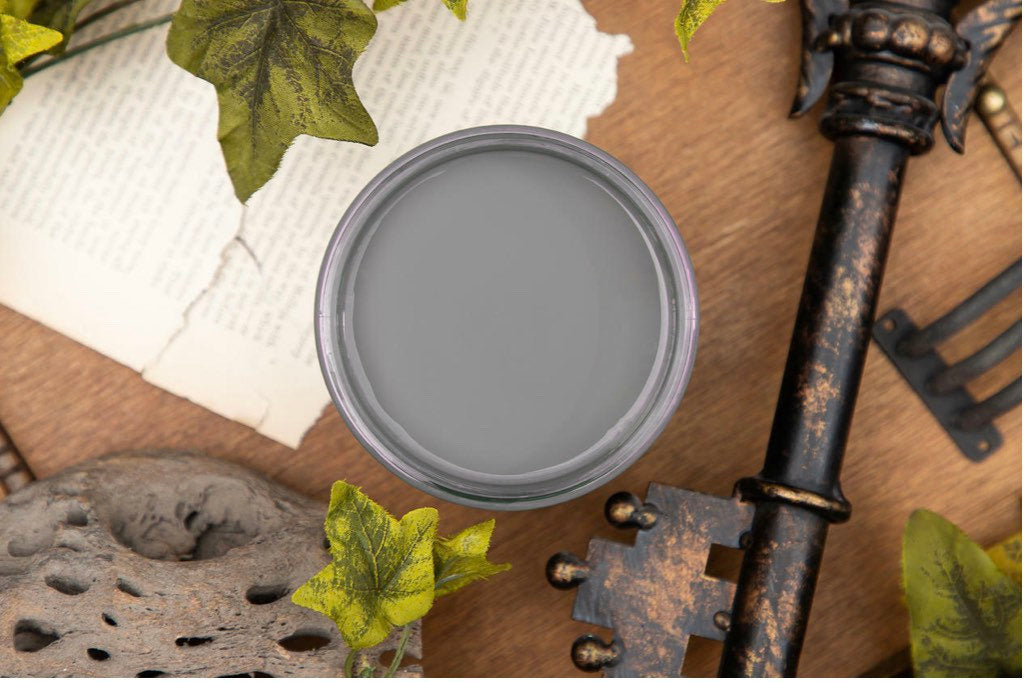 Hurricane Gray 16oz and 32oz | Dixie Belle Chalk Mineral Paint | No VOC | Chalk Paint for Furniture | Water Based Paint | 16oz and 32oz
