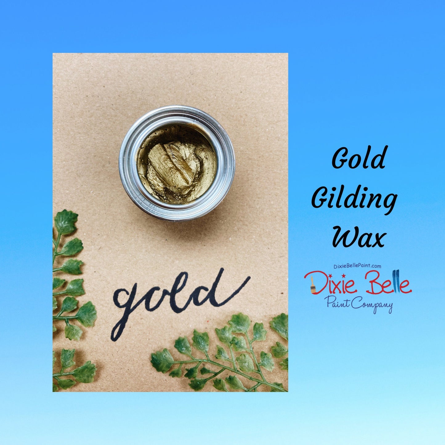 Gold | Gilding Wax | Dixie Belle Paint Company