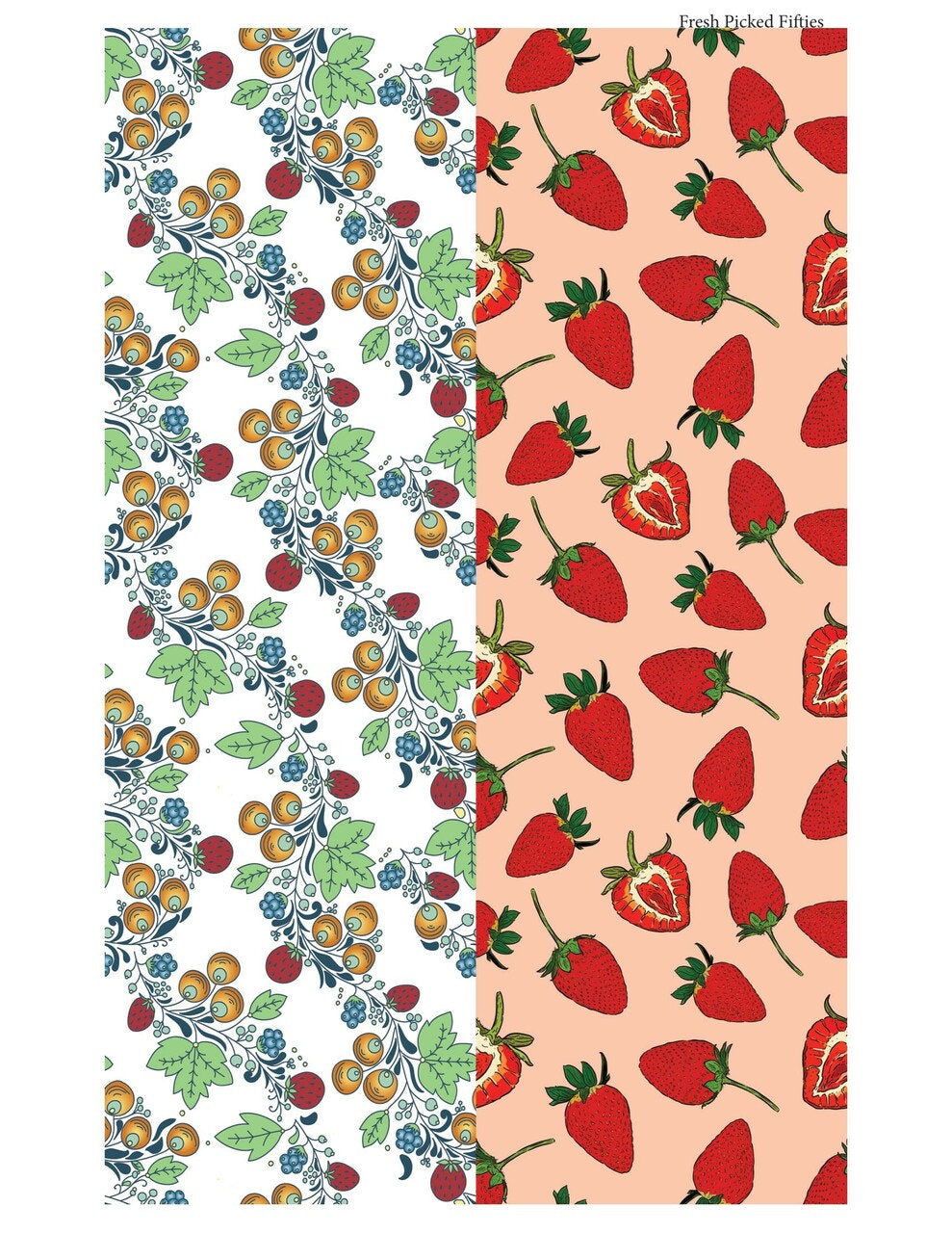 Fresh Picked Fifties | Rub On Transfer | Inspired By Mustard Tree Market | 24 x 38