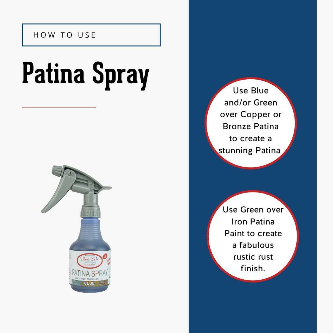 Patina Spray | Green | Dixie Belle Paint Company | 8oz Spray
