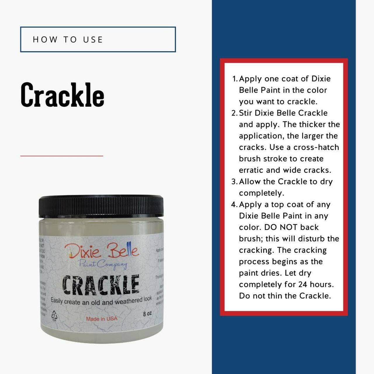 Crackle | Dixie Belle Paint Company | 8oz