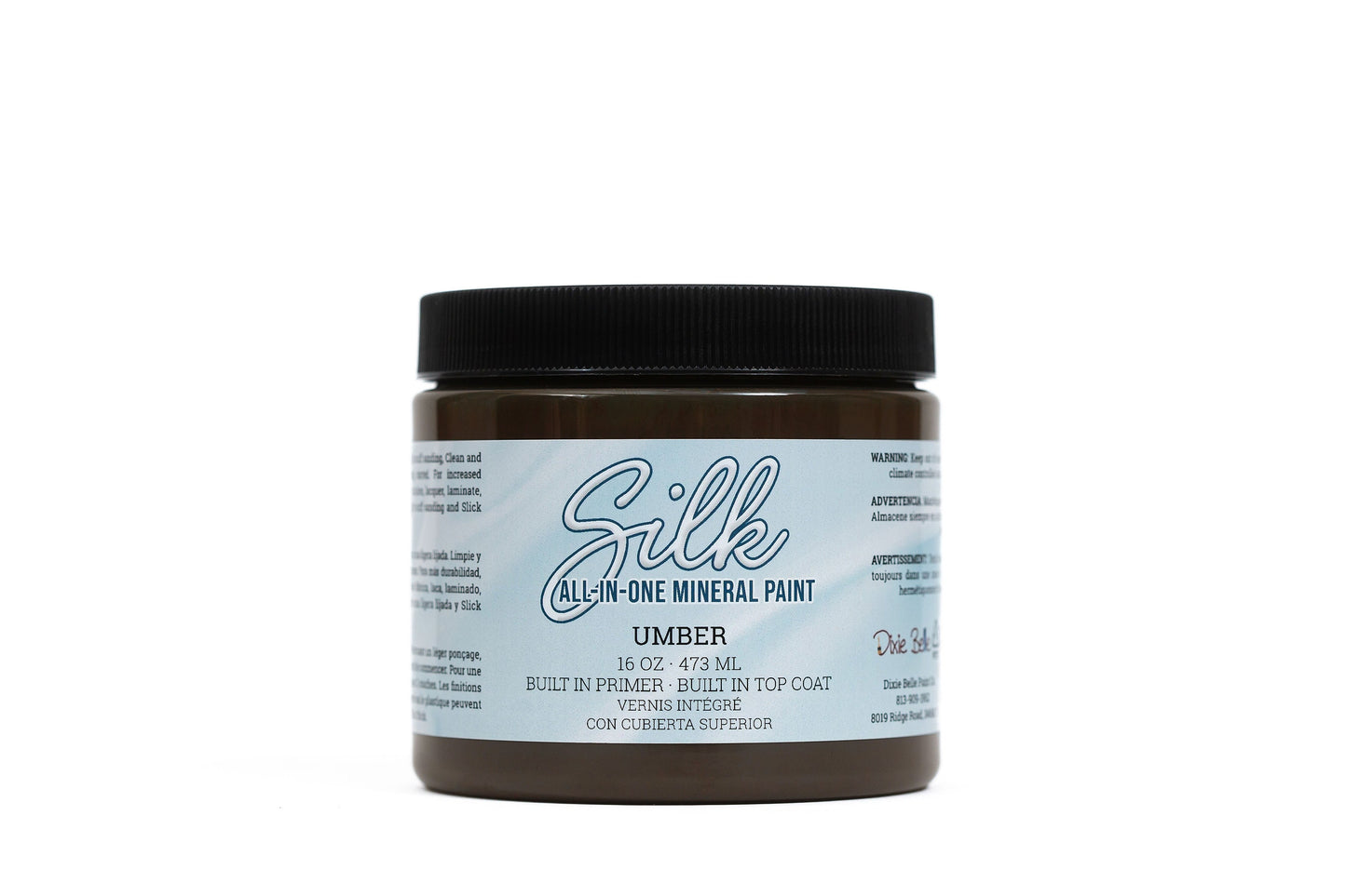 Umber 4oz | Silk All-In-One Paint | Dixie Belle Paint Company | 4oz