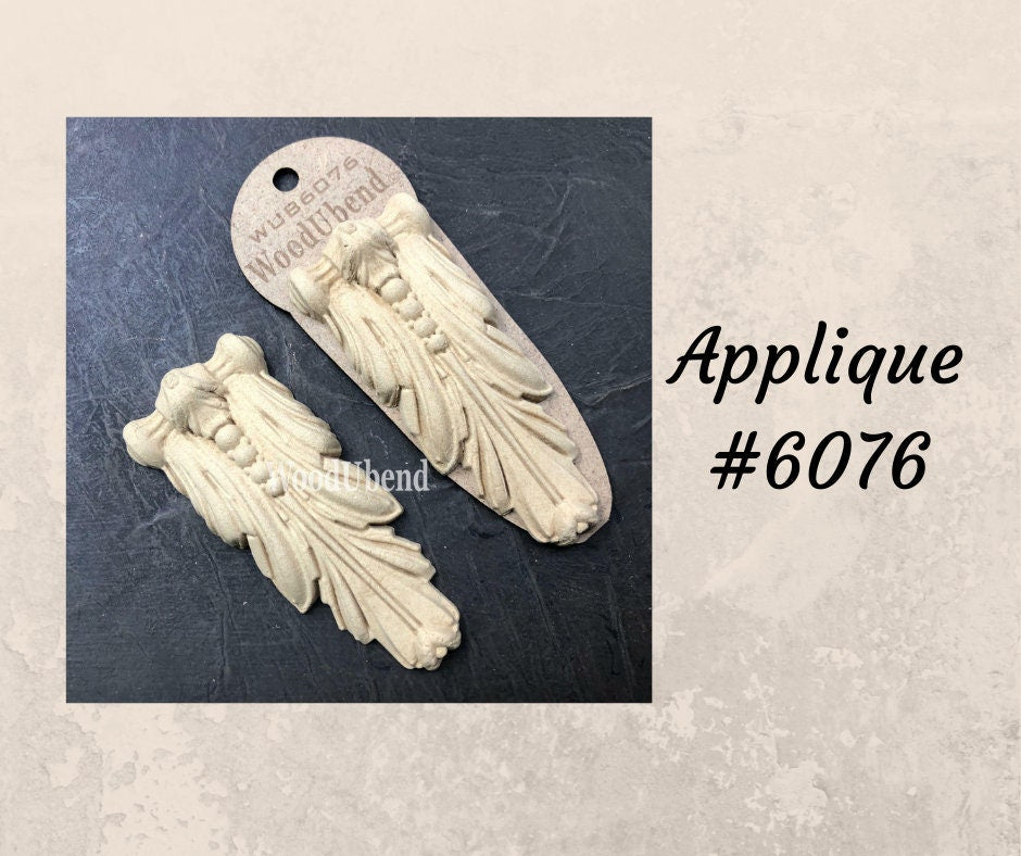 WoodUBend | Applique #6076 | Dixie Belle Exclusive | Set of 2