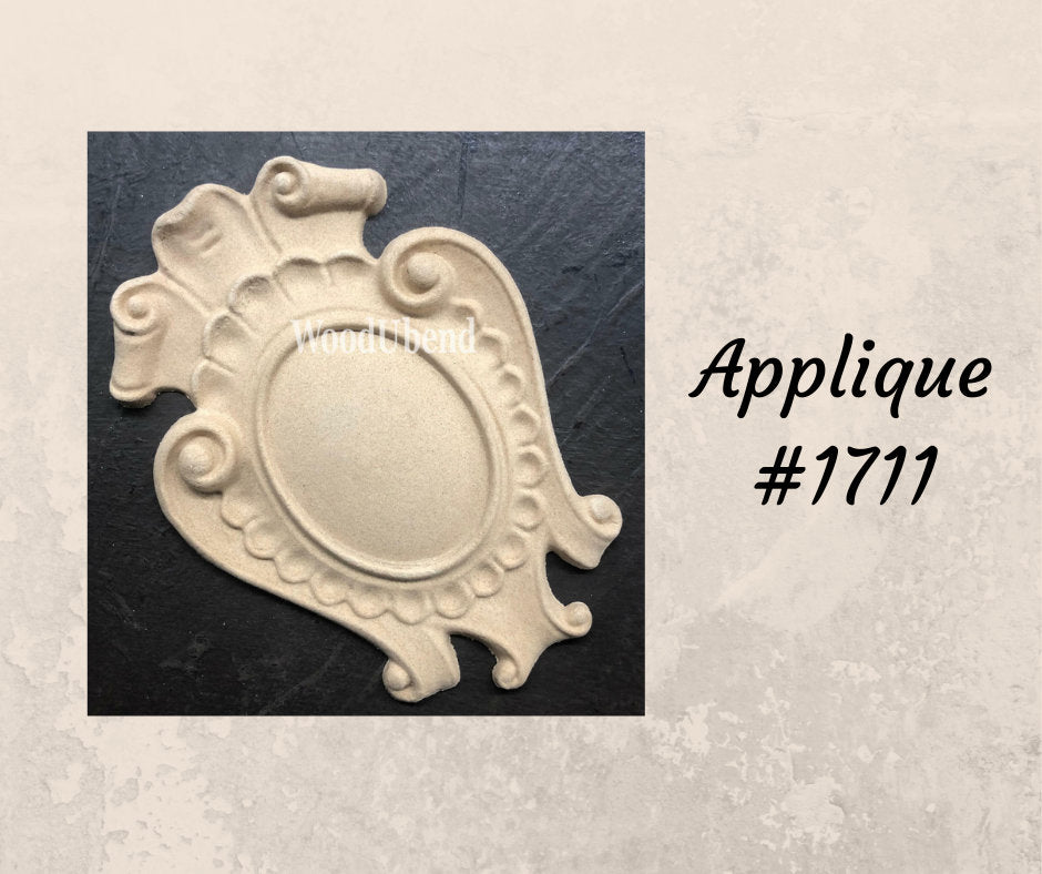 WoodUBend | Applique 1711 | Dixie Belle Exclusive | Set of 2