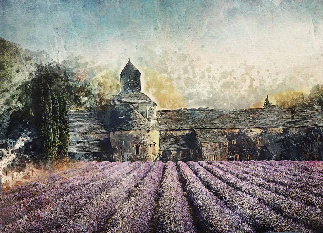 The Chateau | Rice Paper Decoupage | Decoupage Queen | 2 Sizes | RETIRERD