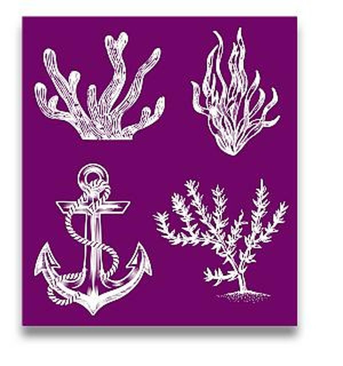 Nautical Silkscreen Stencil | Dixie Belle Paint | Belles and Whistles | 3 Sheets