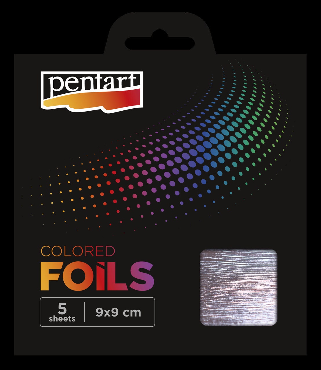 Light Purple | Colored Foils Sheets | Pentart | 3.54" x 3.54" | 5 Sheets