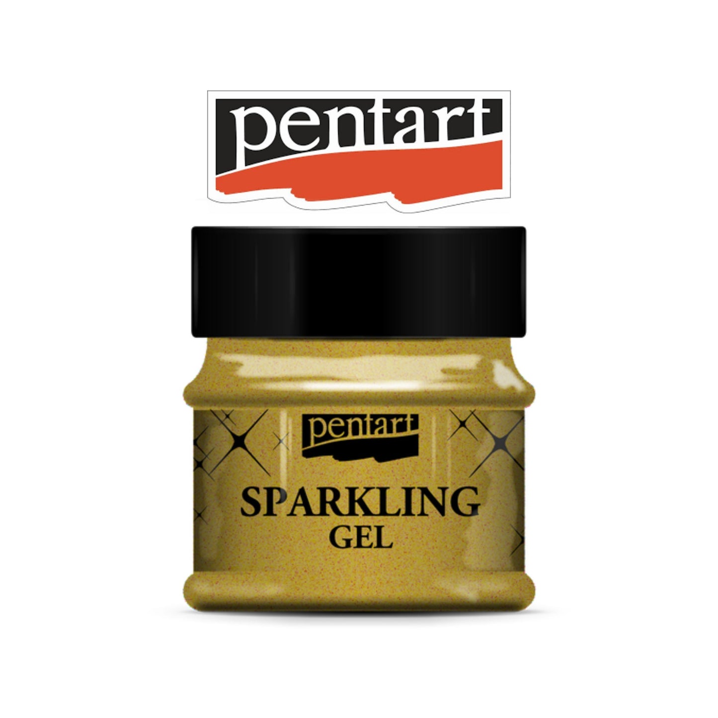 Transparent Gold | Pentart Sparkling Gel | 50ml