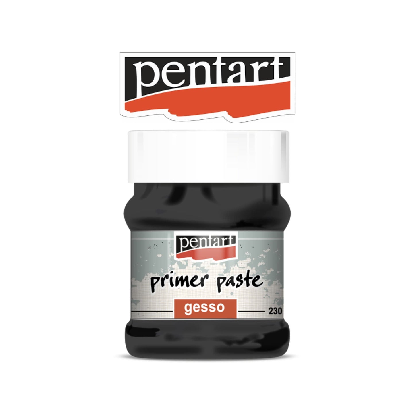 Heavy Gesso | Primer Paste | Pentart | Black | 230ml