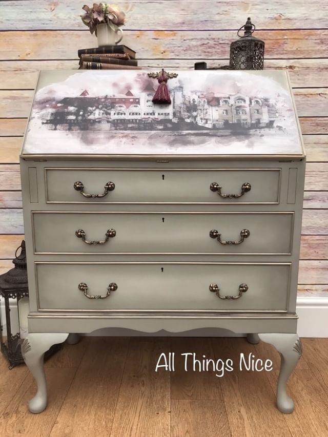 Belle Ville | Rub On Furniture Transfers | Hokus Pokus | Furniture Decals | 37 x 23