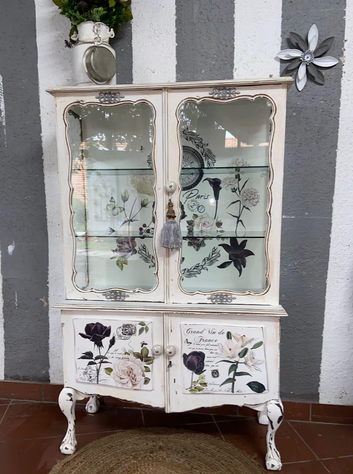 Midnight Garden | Rub On Transfer | Hokus Pokus | Furniture Transfer | 37" x 24"