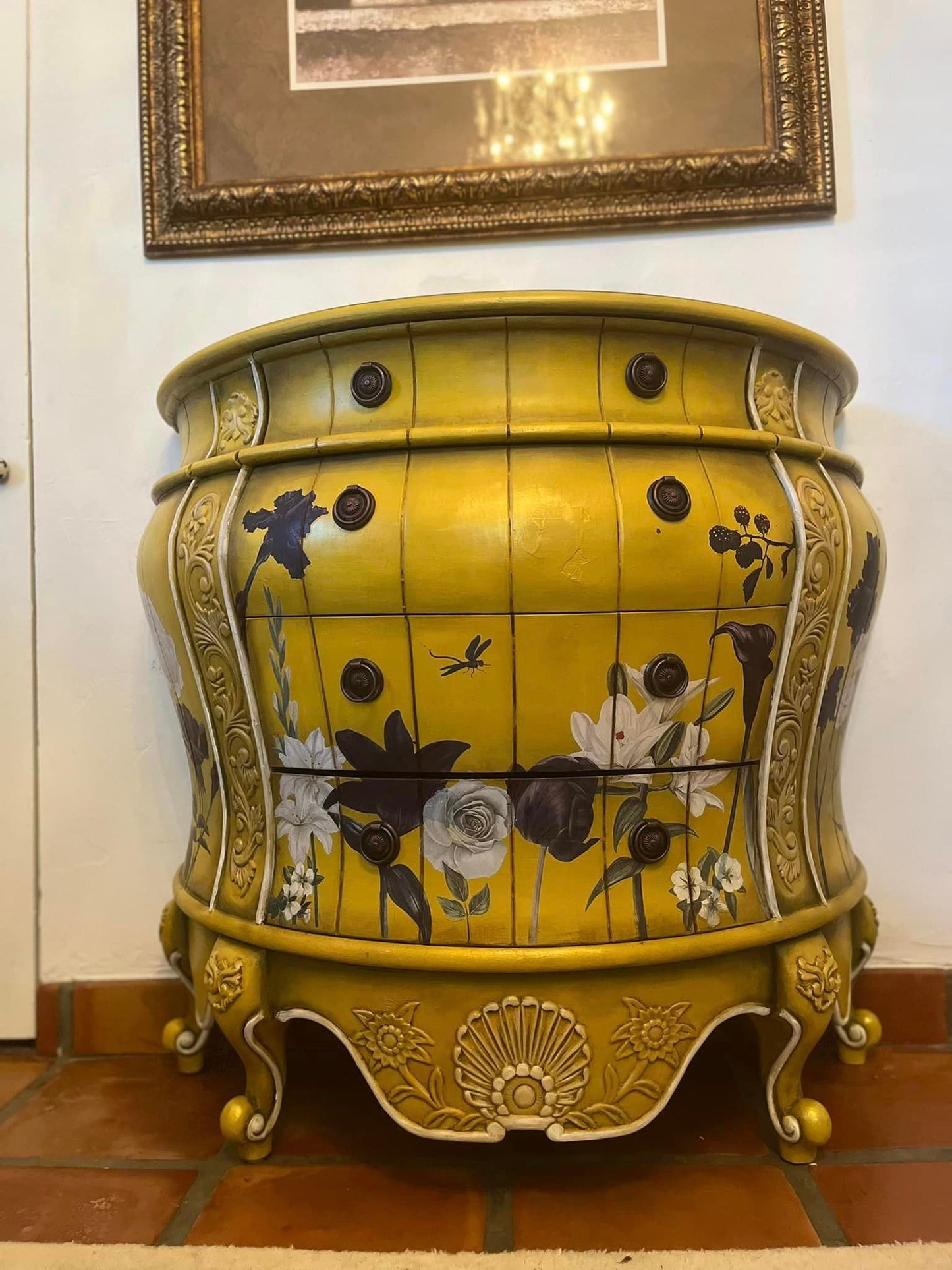 Midnight Garden | Rub On Transfer | Hokus Pokus | Furniture Transfer | 37" x 24"