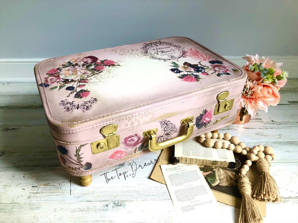 Jardin DOiseaux | Rub On Furniture Transfers | Hokus Pokus | Furniture Decals | 35" x 23"