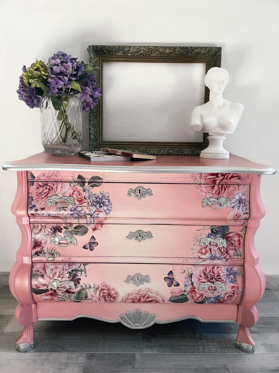 Le Bouquet | Rub On Furniture Transfers | Hokus Pokus | Furniture Decals | 37" x 24"