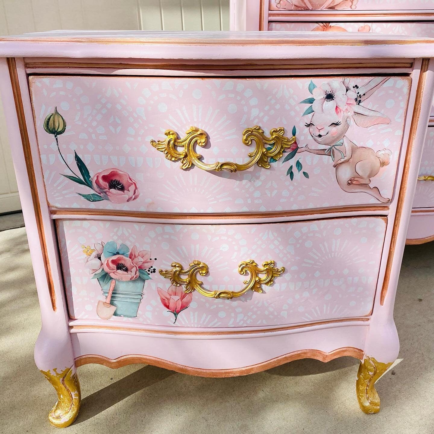 We Love You Baby 4 Images | Rub On Furniture Transfers | Hokus Pokus | Furniture Decals | 35 x 24