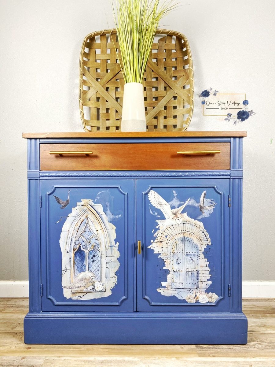 Faite de Pierre | 4 Images | Rub On Furniture Transfers | Hokus Pokus | Furniture Decals | 35" x 23"