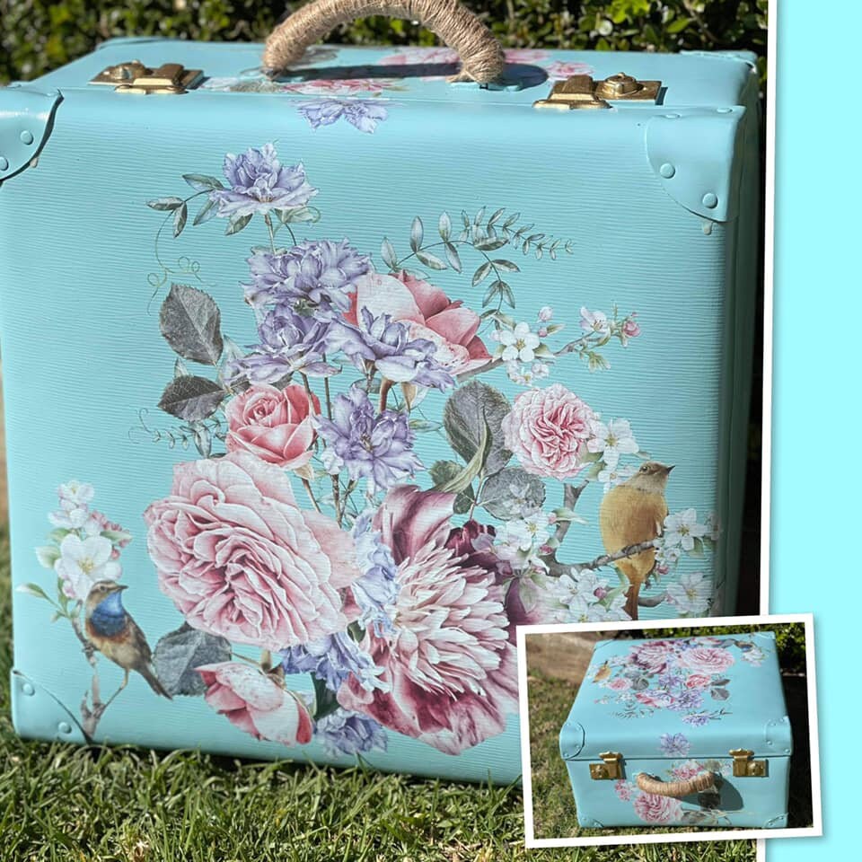 Le Bouquet | Rub On Furniture Transfers | Hokus Pokus | Furniture Decals | 37" x 24"