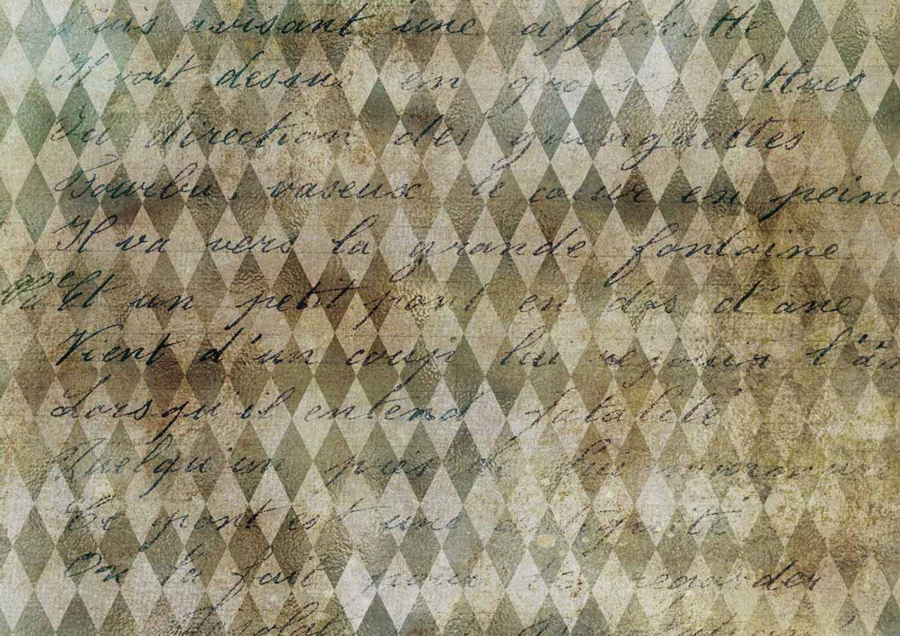 Neutral Harlequin | Rice Paper Decoupage | Decoupage Queen | 2 Sizes