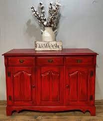 Honky Tonk Red | 4oz and 8oz | Dixie Belle Chalk Mineral Paint | No VOC | Chalk Paint for Furniture | Water Based | 4 Sizes | 4oz and 8oz