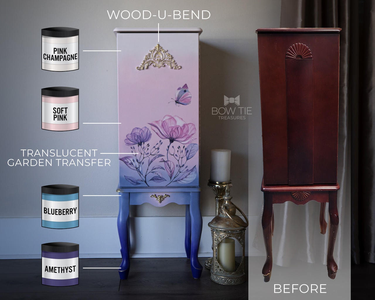 Pink Champagne 16oz and 32oz | Dixie Belle Chalk Mineral Paint | No VOC | Chalk Paint for Furniture | Water Based Paint | 16oz and 32oz