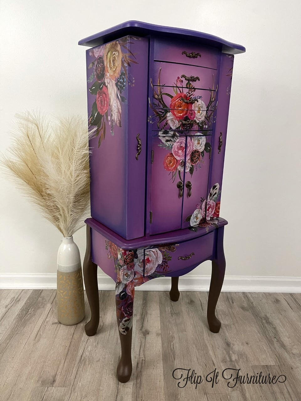 Plum Crazy 4oz | Dixie Belle Chalk Mineral Paint | Best Chalk Paint | No VOC | Chalk Paint for Furniture | Water Based Paint | 4oz