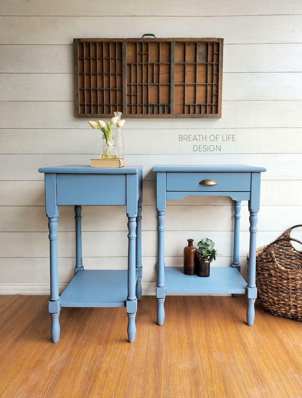 Dusty Blue 16oz and 32oz | Dixie Belle Chalk Mineral Paint | No VOC | Chalk Paint for Furniture | Water Based Paint | 16oz and 32oz