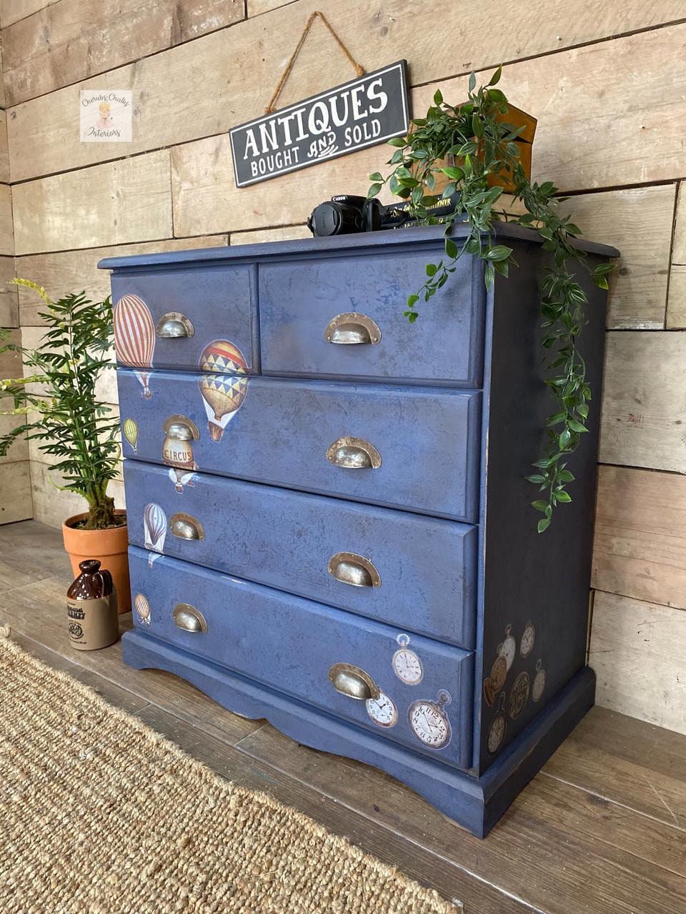 Yankee Blue 16oz and 32oz | Dixie Belle Chalk Mineral Paint | No VOC | Chalk Paint for Furniture | Water Based Paint | 16oz and 32oz
