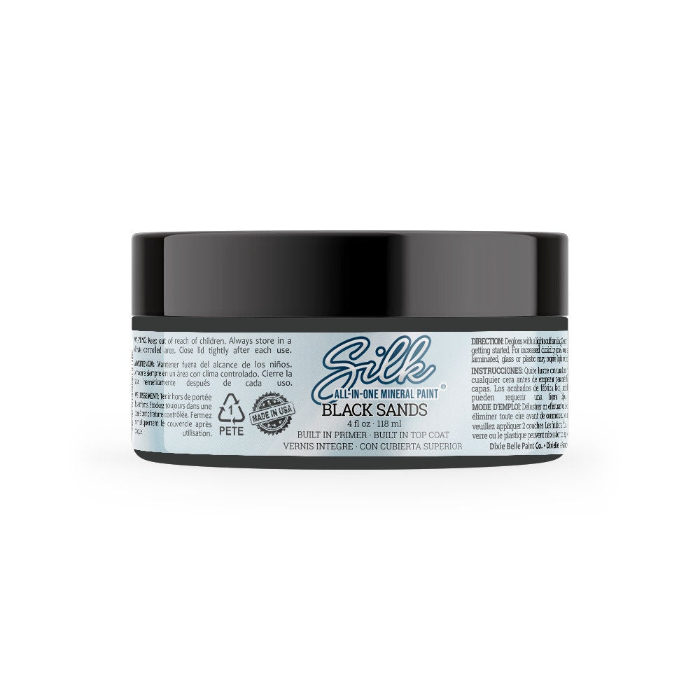 Black Sands 4oz | Silk All-In-One | Dixie Belle Paint Company | 4oz