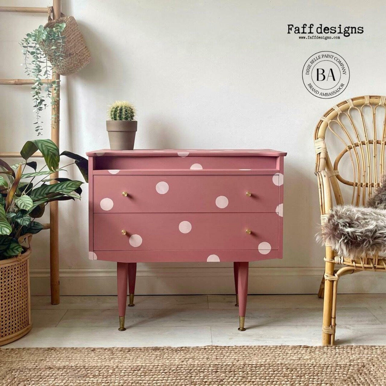 Desert Rose 16oz | Silk All-In-One Paint | Dixie Belle Paint Company | 16oz