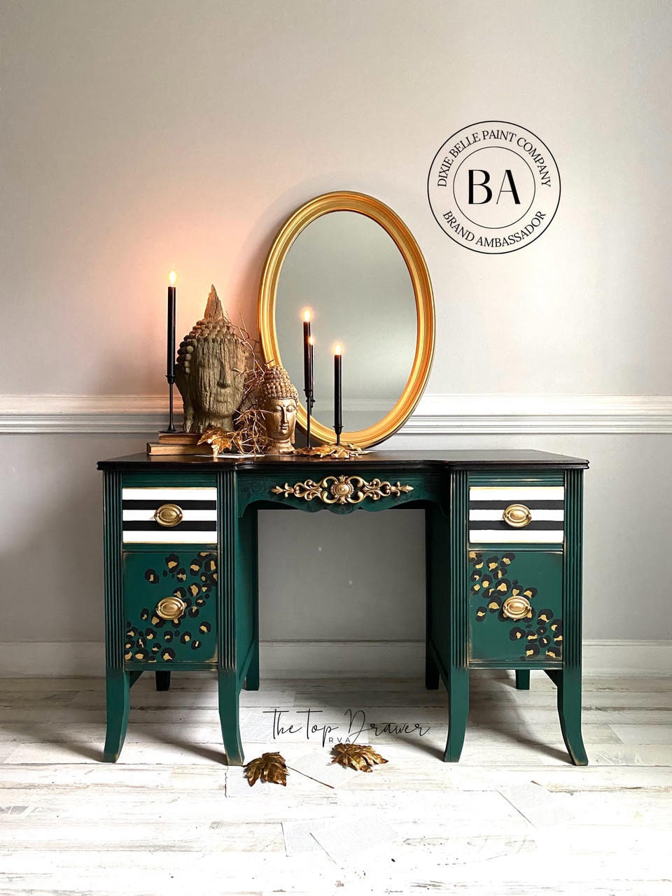 Midnight Green 16oz | Silk All-In-One Paint | Dixie Belle Paint Company | 16oz