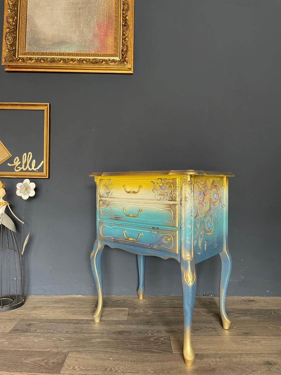 Cerulean Blue 4oz | Terra Clay Paint | Dixie Belle Paint Company | 4oz