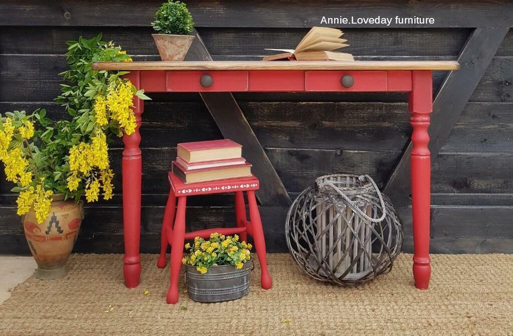 Honky Tonk Red | 4oz and 8oz | Dixie Belle Chalk Mineral Paint | No VOC | Chalk Paint for Furniture | Water Based | 4 Sizes | 4oz and 8oz
