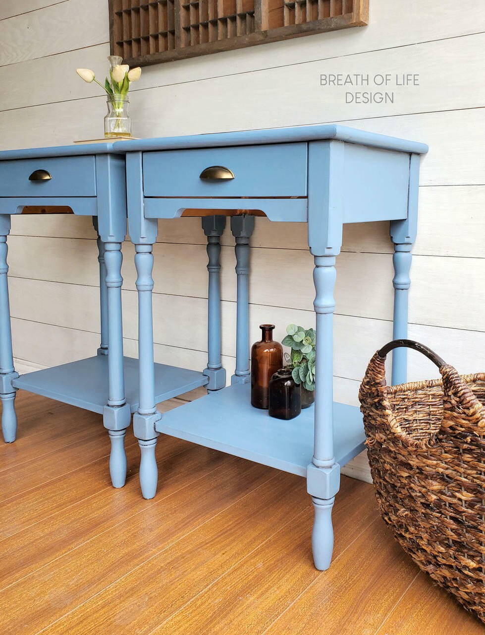 Dusty Blue 16oz and 32oz | Dixie Belle Chalk Mineral Paint | No VOC | Chalk Paint for Furniture | Water Based Paint | 16oz and 32oz