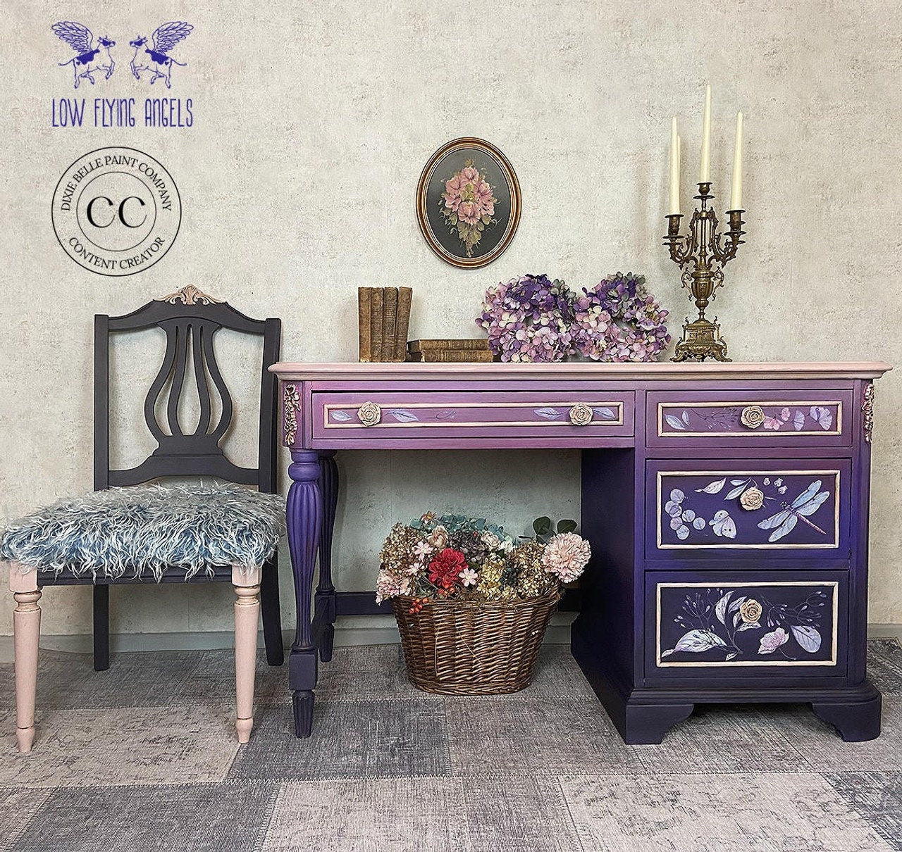 Amethyst 16oz and 32oz | Chalk Mineral Paint | No VOCs | Dixie Belle Paint Company | 16oz and 32oz