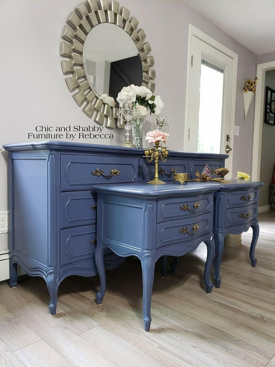 Yankee Blue 16oz and 32oz | Dixie Belle Chalk Mineral Paint | No VOC | Chalk Paint for Furniture | Water Based Paint | 16oz and 32oz