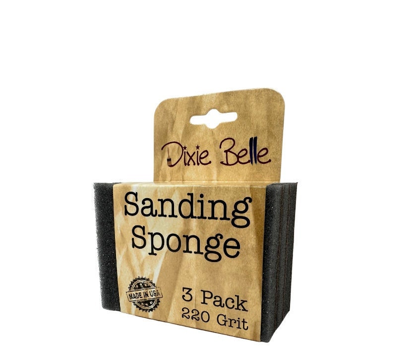 Sanding Sponge | 220 Grit | Dixie Belle Paint Company | 1 or 3 Pack