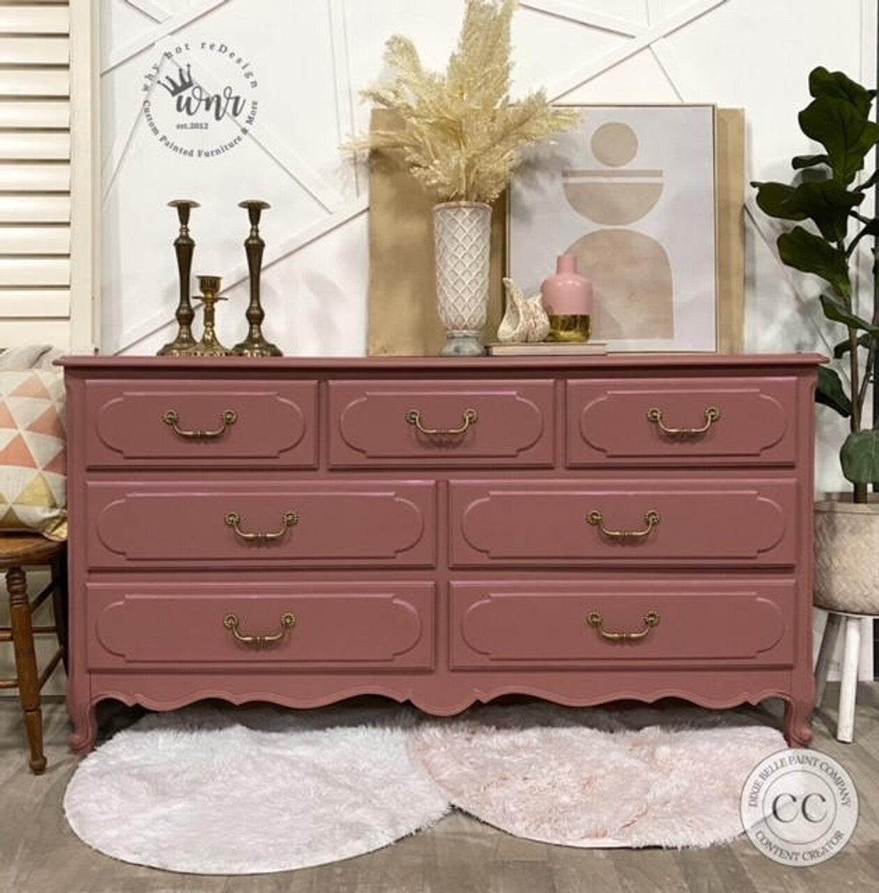 Desert Rose 16oz | Silk All-In-One Paint | Dixie Belle Paint Company | 16oz