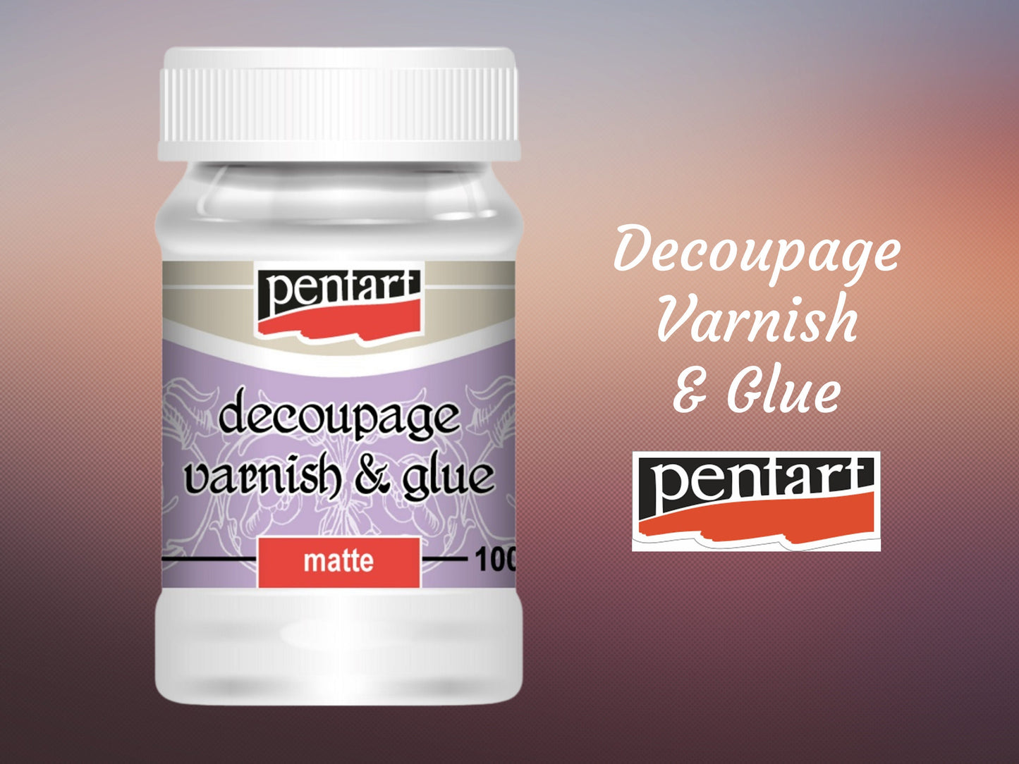 Decoupage Varnish and Glue | Matte | Pentart | 100ml